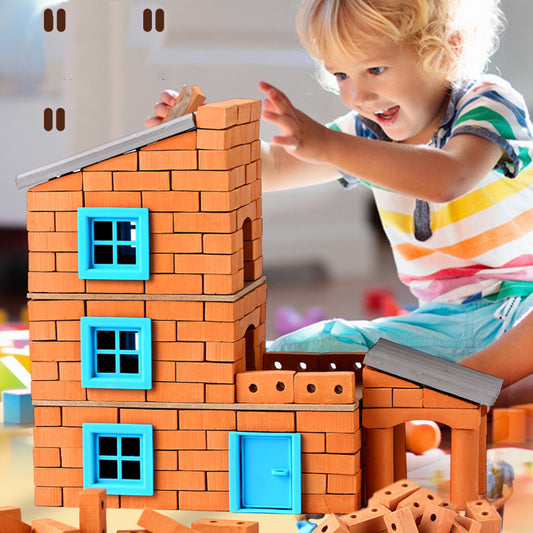 Kids Masonry Brick Building Toy