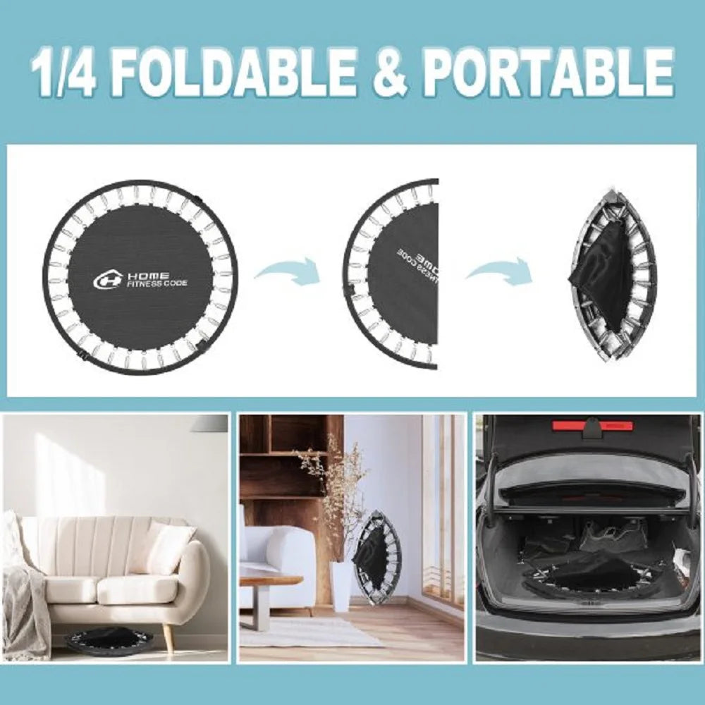 Folding Fitness Trampoline