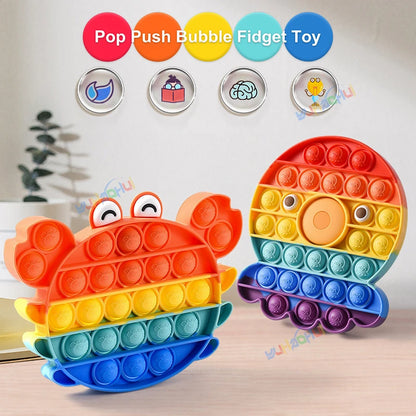 Rainbow Pop Fidget Toy