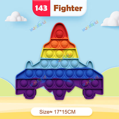 Rainbow Pop Fidget Toy