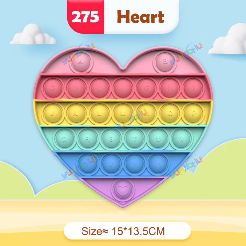 Rainbow Pop Fidget Toy