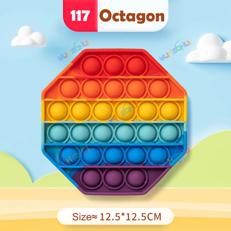 Rainbow Pop Fidget Toy