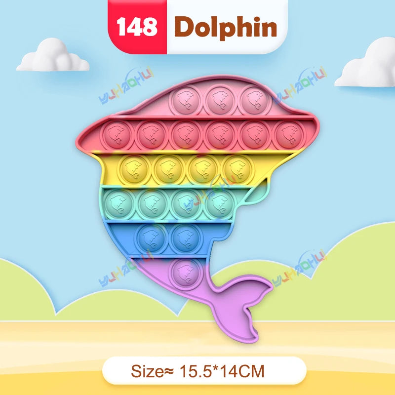 Rainbow Pop Fidget Toy