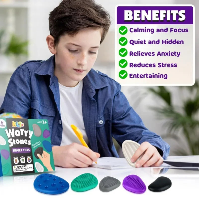 Silicone Worry Stones
