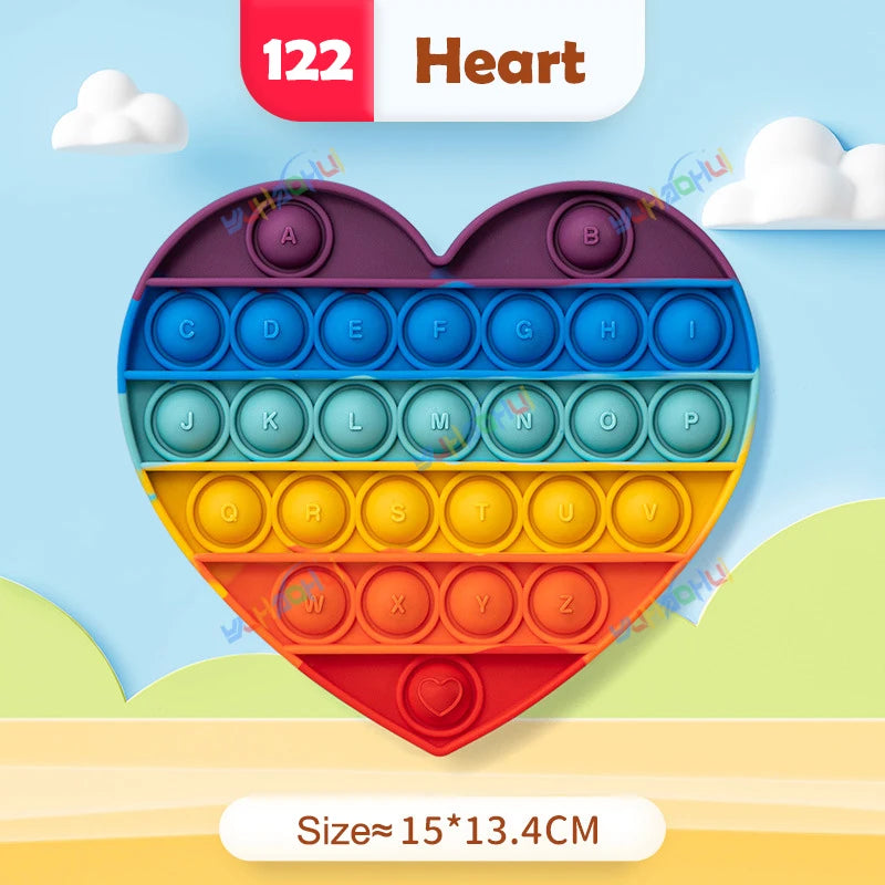 Rainbow Pop Fidget Toy