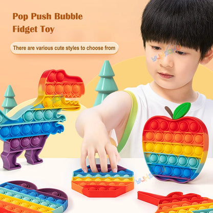 Rainbow Pop Fidget Toy