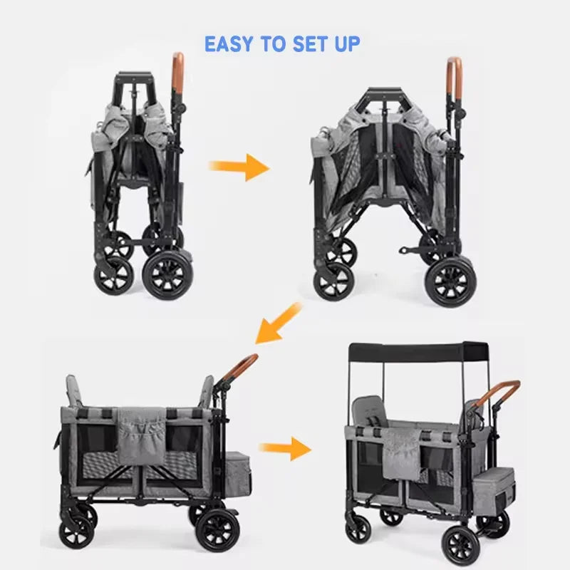 Heavy-Duty Folding Wagon