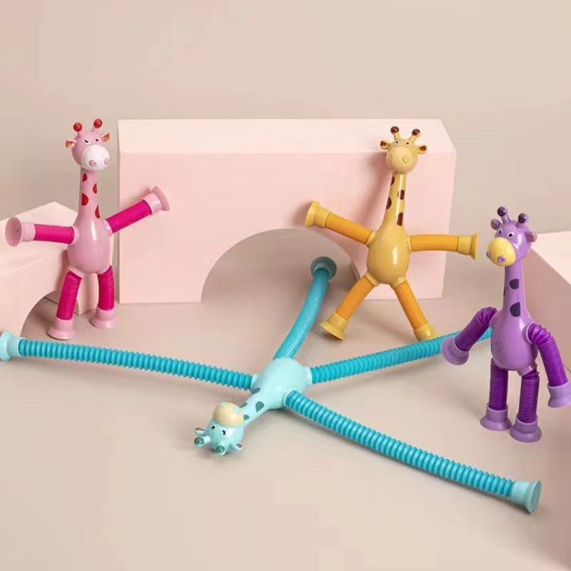 Giraffe Stretch Sensory Tube Kid Toy