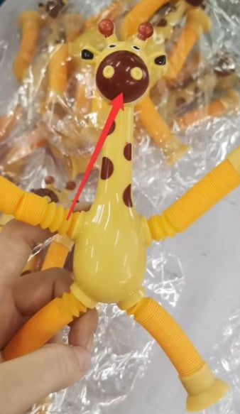 Giraffe Stretch Sensory Tube Kid Toy